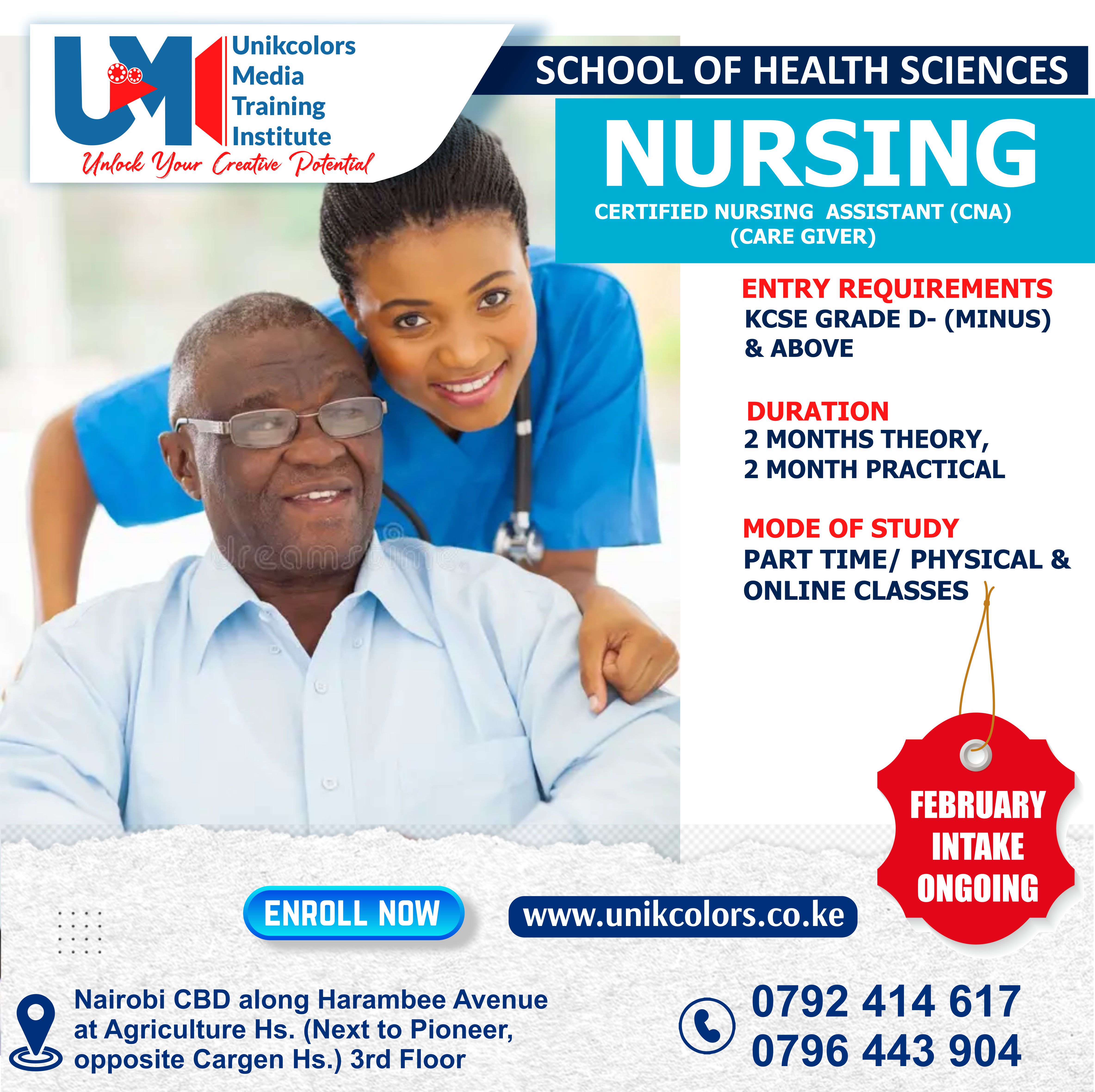 CERTIFIED NURSING ASSISTANT - CARE GIVER COURSE